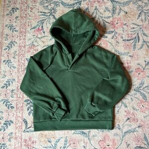 SHEIN Forest Green Fleece Hoodie